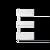 WENTOREX Asymmetric Electric 400 W elektricni radijator sušac peškira (bela - 500 mm)