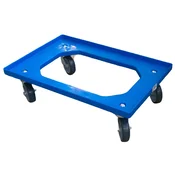 Eurobox-System Voziček 60 x 40 cm moder