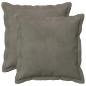 vidaXL Prevleka za blazino 2 pcs HOUTEN Svetlo siva 35 x 35 cm Žamet