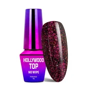 shumee Vrhunski lak za nohte Hollywood MollyLac Mixy Fuchsia za hibridne nohte brez delcev, ki se ne obrisujejo, 10 g