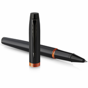 Parker IM Vibrant Rings flame orange Roller Ball F