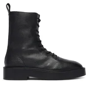 Gležnjarji Calvin Klein Conc Welt Lace Up Boot Lth HW0HW03209 Črna