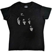 The Beatles With The Beatles (Back Print) Black L Ženske Majica
