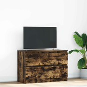 TV ormaric dimljeni hrast 80x35x54 cm konstruirano drvo