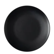 Ploščat krožnik 27 cm 4 kosi — Basic black mat - 492780