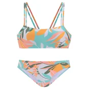 SUNSEEKER Bikini turkizna/jelka/svetlo oranžna/bela