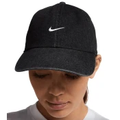 Čepica Nike Club Unstructured Denim Cap Black/ White M/L