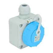 tp electric NADGRADNA HERMETIČNA VODOTESNA VTIČNICA 16A 230V IP68