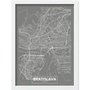 Slika 40x55 cm Bratislava – Wallity