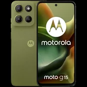 MOTOROLA pametni telefon Moto G15 8GB/512GB, Iguana Green
