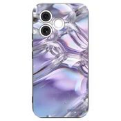 Silikonski črni ovitek za Honor 600 Lite - Iridescent bubbles