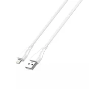 Kabel LDNIO LS611 25W Fast USB na iPhone Lightning beli 1m