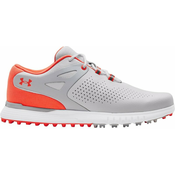 Under Armour Charged Breathe SL Womens Shoes White/Halo Gray/Electric Tangerine 7