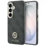 Guess GUESS etui za SAMSUNG S26 GUHMS26SP4GRMDEK (4G Rhinestone Round Logo MagSafe) črno