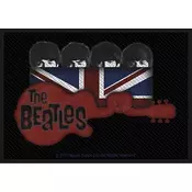 The Beatles Guitar & Union Jack Našitek za šivanje 100 x 50 mm