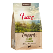 Purizon suha hrana za mačke 2 x 400 g po poskusni ceni! - Adult Sterilised jagnjetina s piščancem