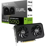 ASUS GeForce RTX 5050 DUAL OC 8GB, graphics card DLSS 4, 3x DisplayPort, 1x HDMI 2.1