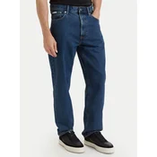 Calvin Klein Jeans hlače LV04RD712G Mornarsko modra Regular Fit