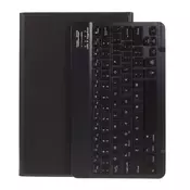 Pisarniški etui z Bluetooth tipkovnico za Samsung Galaxy Tab S7 iz umetnega usnja - črn