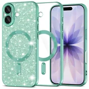 TPU gel ovitek Techsuit Luxury Glitter MagSafe za iPhone 17 - light green