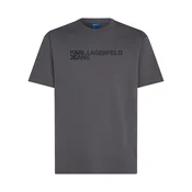 KARL LAGERFELD JEANS Majica temno siva/črna