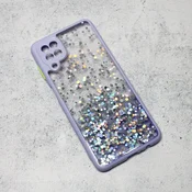 TELEMPIRE Maska za Samsung A125F Galaxy A12 Frame Glitter lavanda
