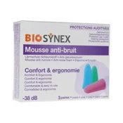 Biosynex Foam hearing protection x3 pairs
