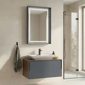 HANAH HOME Kupatilski ormarić sa umivaonikom i ogledalom (2 komada) Craft 80 988