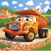 Dino Puzzle Tatra Cars: Tatra 148 rumena 60 kosov