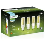 LUMILED 4x G9 LED kapsulna žarnica 10W = 75W 970lm 6500K hladno svetilo 360°