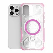 Hibridni ovitek Carbon Shield Pro za Samsung Galaxy S26 - pink transparent