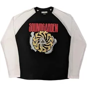 Soundgarden Tour 2017 (Back Print) Raglan Black & White XL Majica