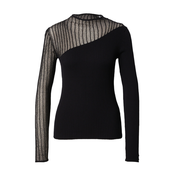 PATRIZIA PEPE Pulover MAGLIA, črna