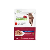 Natural Trainer Cat Adult, vrečka - govedina - 85 g 12 x 85 g