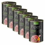 Konzerva Piper Adult divjačina in buča 6 x 400 g