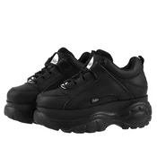 Škornji s polno peto - 1339-14 2.0 - BUFFALO - 1533229-BLK
