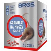 Granulat proti mišim in podganam 1kg 5x200g 69109