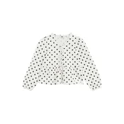 WE Fashion Bluza črna/bela