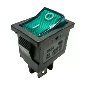 Prekidac wipp 6A/250V 2-pol sa ind zeleni