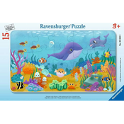 Ravensburger Puzzle Živali pod morjem 15 kosov