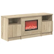 vidaXL Električni kamin Sonoma 98 x 28,5 x 40,5 cm Inženirski les