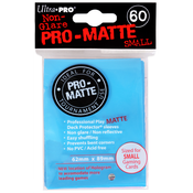 Ultra Pro Matte Small Desk Protector Sleeves 60 - Light Blue
