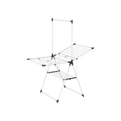 Songmics Stojalo za sušenje oblačil 66x159x198 cm Belo