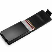 Nosilec kreditnih kartic ECLIPSE, 10 cm, RFID zaščita, črna, Philippi