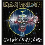 Iron Maiden Can I Play With Madness (Retail Pack) Našitek za šivanje 100 x 100 mm