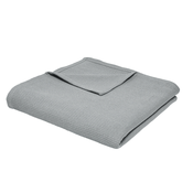 Today Posteljna pregrinjala Jeté de Lit Nid dAbeille 150/200 Coton TODAY Essential Acier Siva