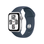 Apple Watch SE OLED 40 mm Digitalno 324 x 394 pikseli Ekran osjetljiv na dodir Srebro Wi-Fi GPS