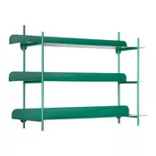 Zelena večnivojska kovinska polica 60 cm Cool Retro – PT LIVING
