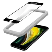 Spigen KALJENO STEKLO SPIGEN ALM GLASS FC IPHONE 7/8/SE 2020/2022 ČRN
