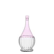 Steklenica s pokrovčkom roza/prozorna 1,1 l - 983083